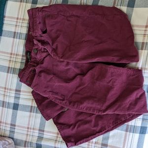 J.Crew burgundy corduroy pants